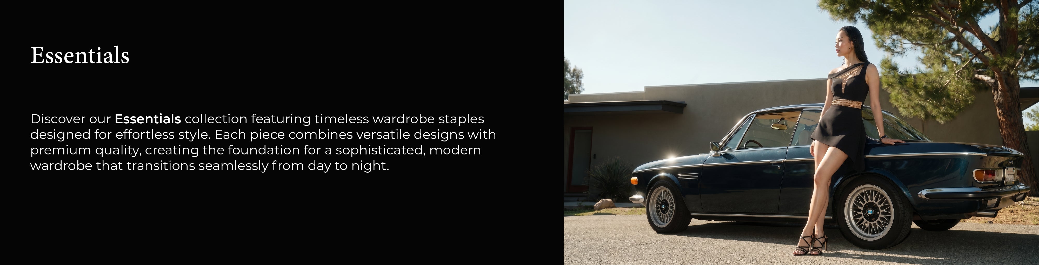 Wardrobe essentials collection - timeless women's fashion basics